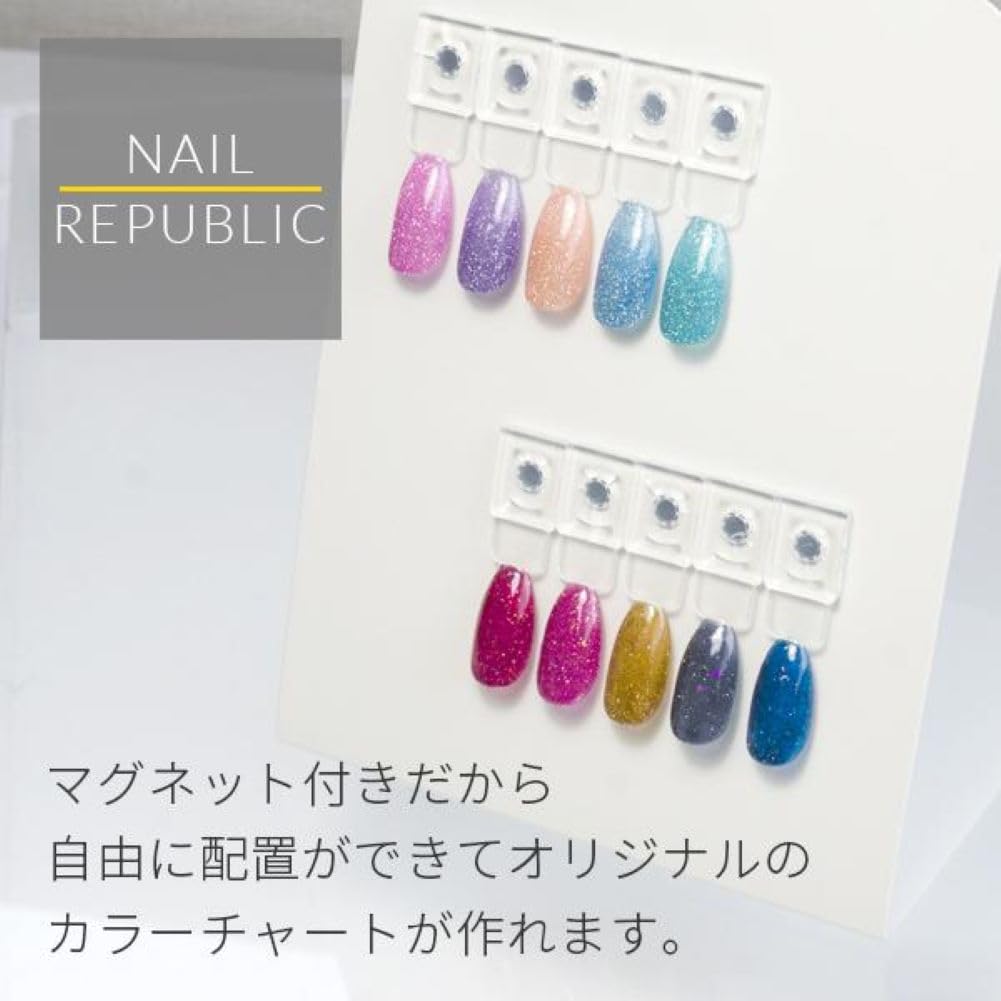 Amazon.co.jp: カラーチャート チップ型 マグネット付き 50個セット