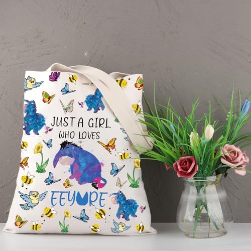 PLITI Donkey Tote Bag - Donkey Lover Gift - Cartoon Character miniatura 5