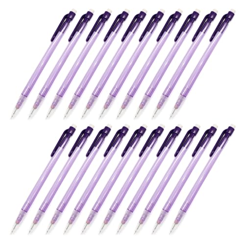 20 個描画シャープペンシル消しゴム付き学生画家アーティスト 0.7 ミリメートル自動書き込みスケッチポータブル機械式