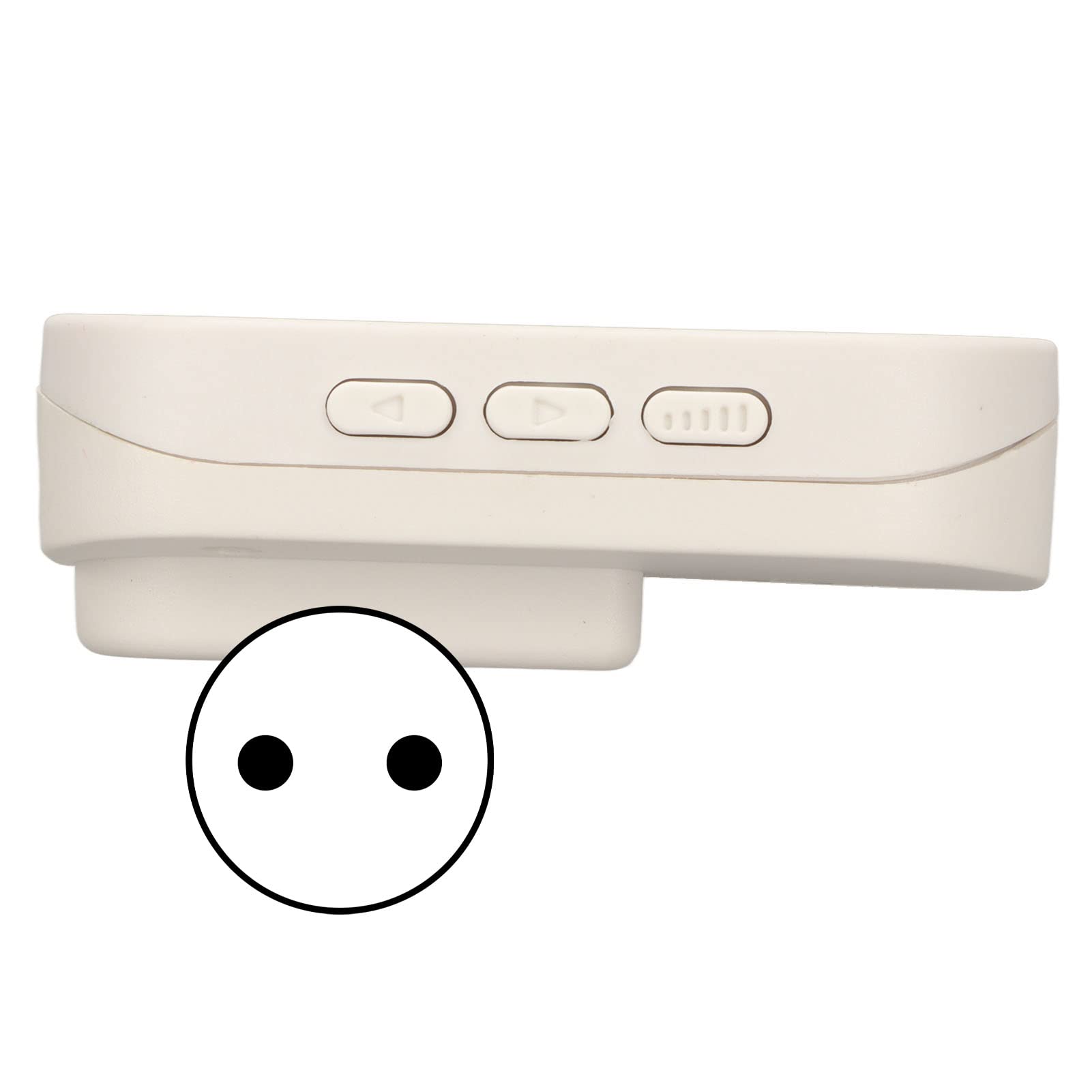 Cercapersone Caregiver Wireless, One Tow Two Ultra Long Distance Transmission Alta Penetrazione, Regolazione Del Volume a 4 Livelli e Selezione di 38 Brani per Chiamata Anziana(Unione Europea)