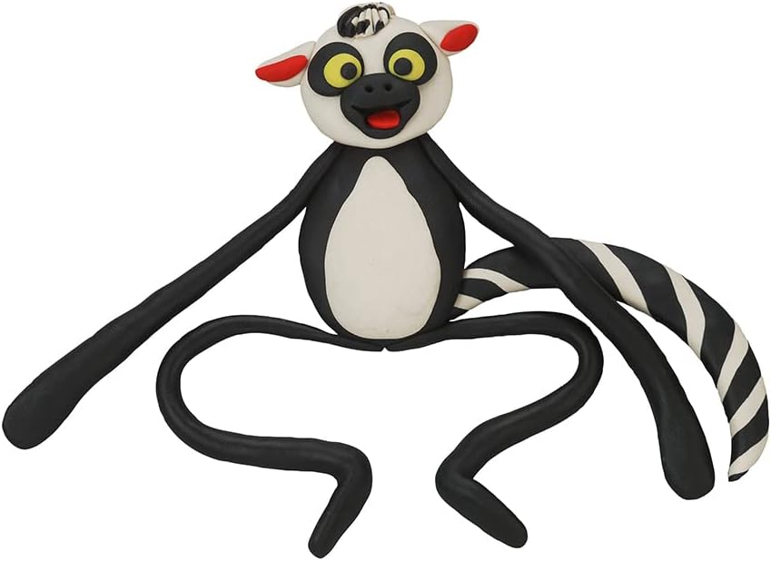 Polyform Sculpey Bake Shop Bendy Polymer Oven Bake Clay,6 unique color setpieces become rubbery and super flexible after baking,2 modeling tools made for creating holiday,figurines and school projects