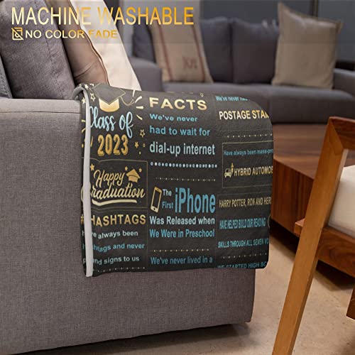 Shanfeirui Graduation Gifts, Graduation Gifts For Her, Graduation Gifts For Him, Graduation 2023, 2023 Graduation Blanket, 2023 Graduation Gifts, Graduation Gift Throw Blankets 50" × 60" #TOP7