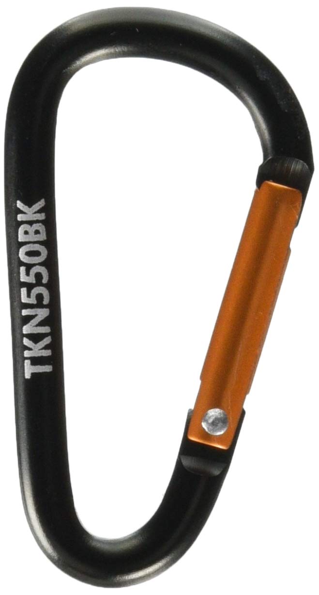 Amazon.co.jp: トラスコ中山(TRUSCO) カラビナ D型 ブラック 線径5