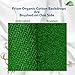 Prism 100% Cotton Extra Thick Professional Video Green Screen Backdrop 9x18 ft, Brushed for Low Light Reflectance and Bleed Through, Sustainable Organic Cotton Muslin with No Microplastic Shedding