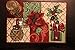 Tache Set of 4 Christmas Tapestry Festive Holiday Tidings Placemats