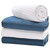 👍【Langlebig und reißfest】Anders als herkömmliche Geschirrhandtücher setzen wir auf vernähte Rundecken, die ein Ausfransen der Nähte verhindern. hervorragende Reißfestigkeit dank des speziellen Gewebes. Das Küchentuch ist 4-seitig gesäumt, was die Lebensdauer zusätzlich erhöht.