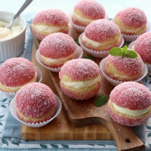 PESCHE DOLCI RIPIENE DI CREMA