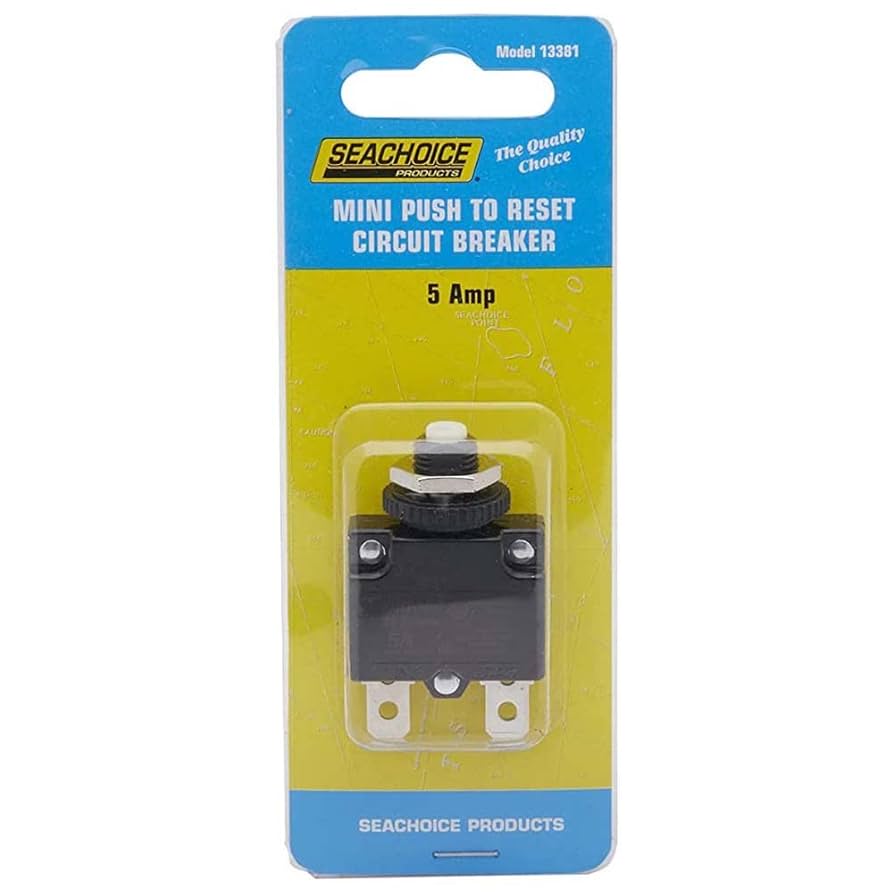 Seachoice Mini-CIR BRKR-Push RESET-5AMP : Amazon.ca: Sports