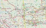 Alberta/British Columbia Road Map