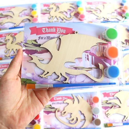 Dragons pour enfants kit de peinture en bois loisirs créatifs activité manuelle