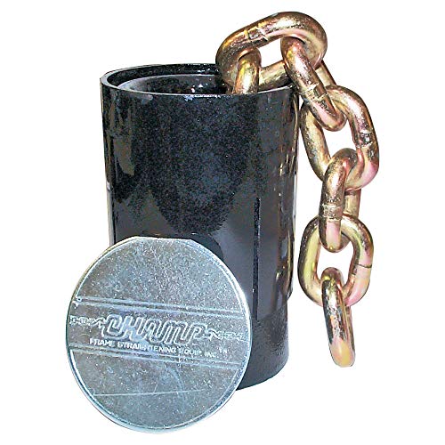 Champ Floor Anchor Pot – 1 Pot – 3-1/2 In Diameter - 3/8 In Chain Grommet Thickness - 4 In Sleeve Height - Professional - Made in USA
