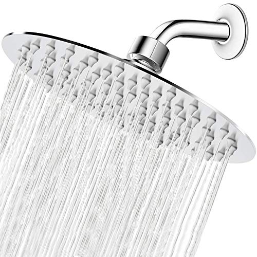 High Pressure Shower Head, 8 Inch Rain Showerhead, Ultra-Thin Design- Pressure Boosting, Awesome