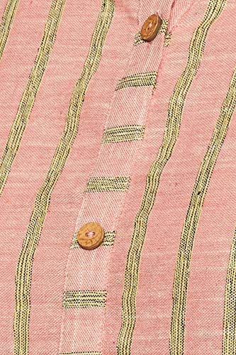 Image of Varanga Women's Cotton Straight Kurta (VAR1191406 Peach Xx-Large)