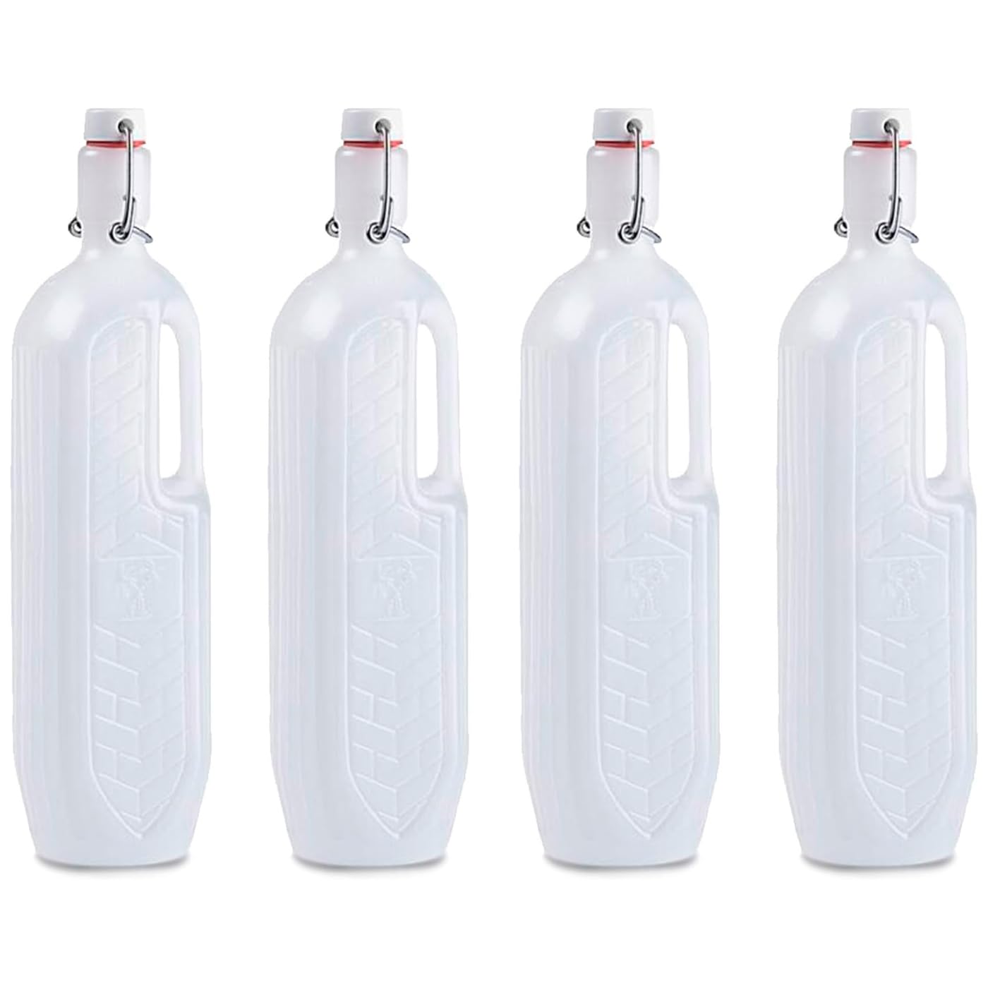 Tradineur Bottiglia In Plastica Con Manico 2 Litri – Tappo A Pressione, PP, Per Acqua E Bevande Fredde - 6