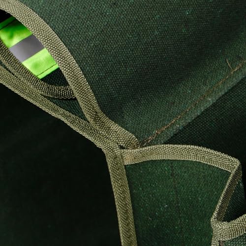 Alforja lateral para motocicleta Kichvoe en lona color verde oliva 59x35x35 cm Bolso colgante para maletas de moto miniatura 3