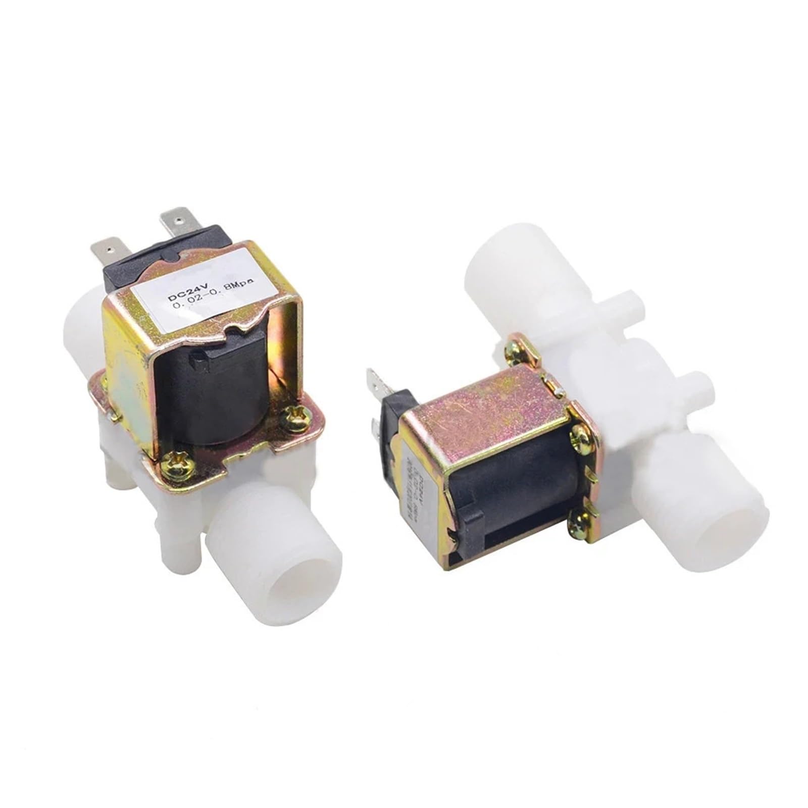 Padgcnor Dc 24V Electromagnetic Valve Plastic Solenoid Valve Magnetic Washing Machine Dispenser Drinking Water Pneumatic Pressure Controller(Dc 24V)