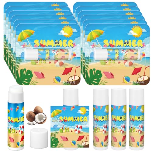 Demissle 12 Pack 30 SPF Lip Balm Sunscreen Summer Party Favor Lipstick Bulk