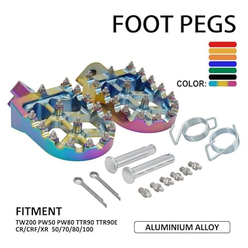 Jfg Racing Sur Ron Pegs,Dirt Bike Foot Pegs Quenching Mx Foot Pedals Rests Cnc For Surron/Sur Ron S/Sur Ron X/X160/X260 #TOP1