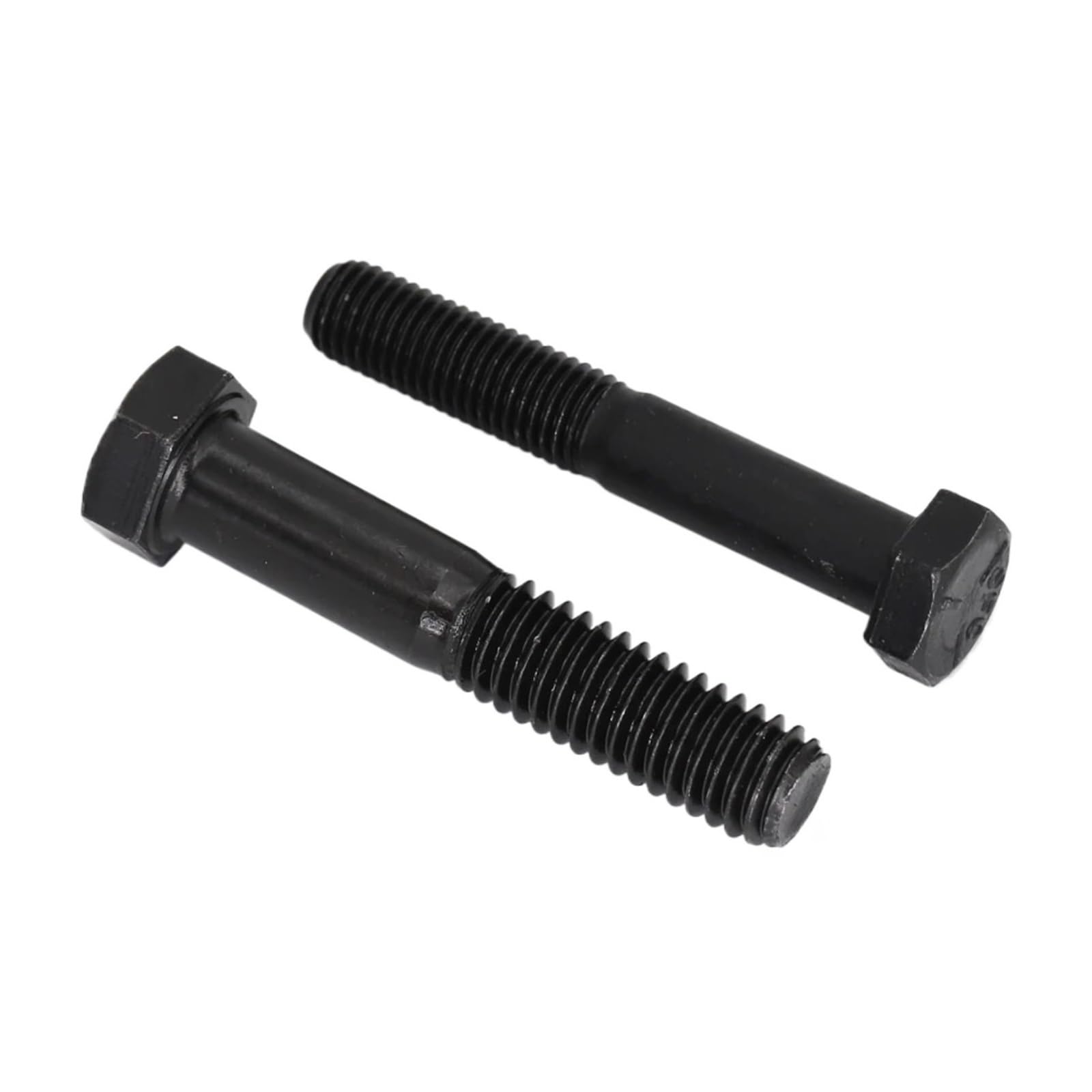 Schwarze Stahl-Sechskantschrauben 3/8-24 UNF – langlebige Maschinenschrauben aus Karbonstahl for die Metallbearbeitung (5/10/20 Stück)(4",20PIECES_3/8-24)