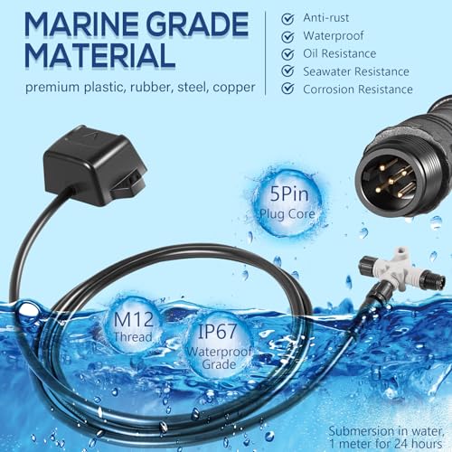 Image of 010-11417-10 Three-Axis Compass Heading Sensor 10 Hz Replacement for Garmin chartplotters echoMAP Models and NMEA 2000 Monitors