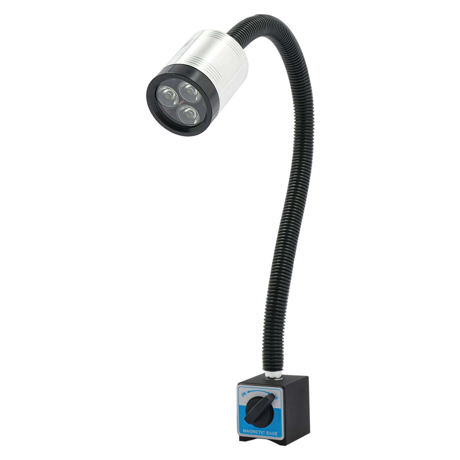 Lámpara de trabajo LED de 6 W, IP65, base magnética, manguera