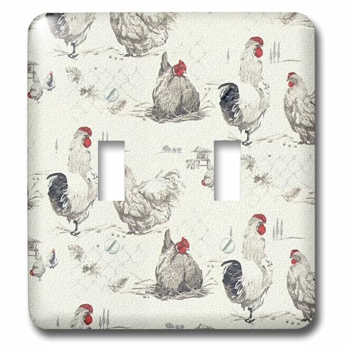 Interrupteur à bascule double format compact 3dRose LSP_268730_2