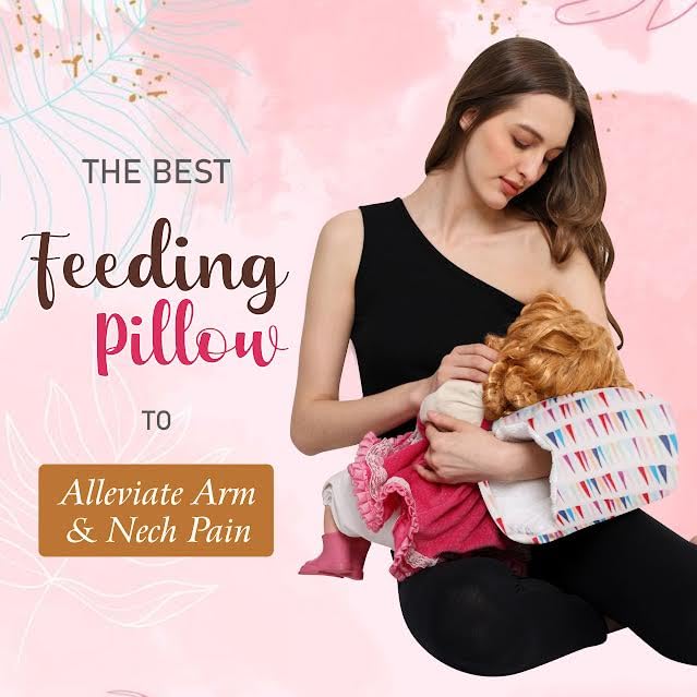 Oscar Home Nursing Arm Pillow, Breastfeeding and Bottle Feeding Head Support Pillow, Travel-Friendly and Washable (Rio) 3