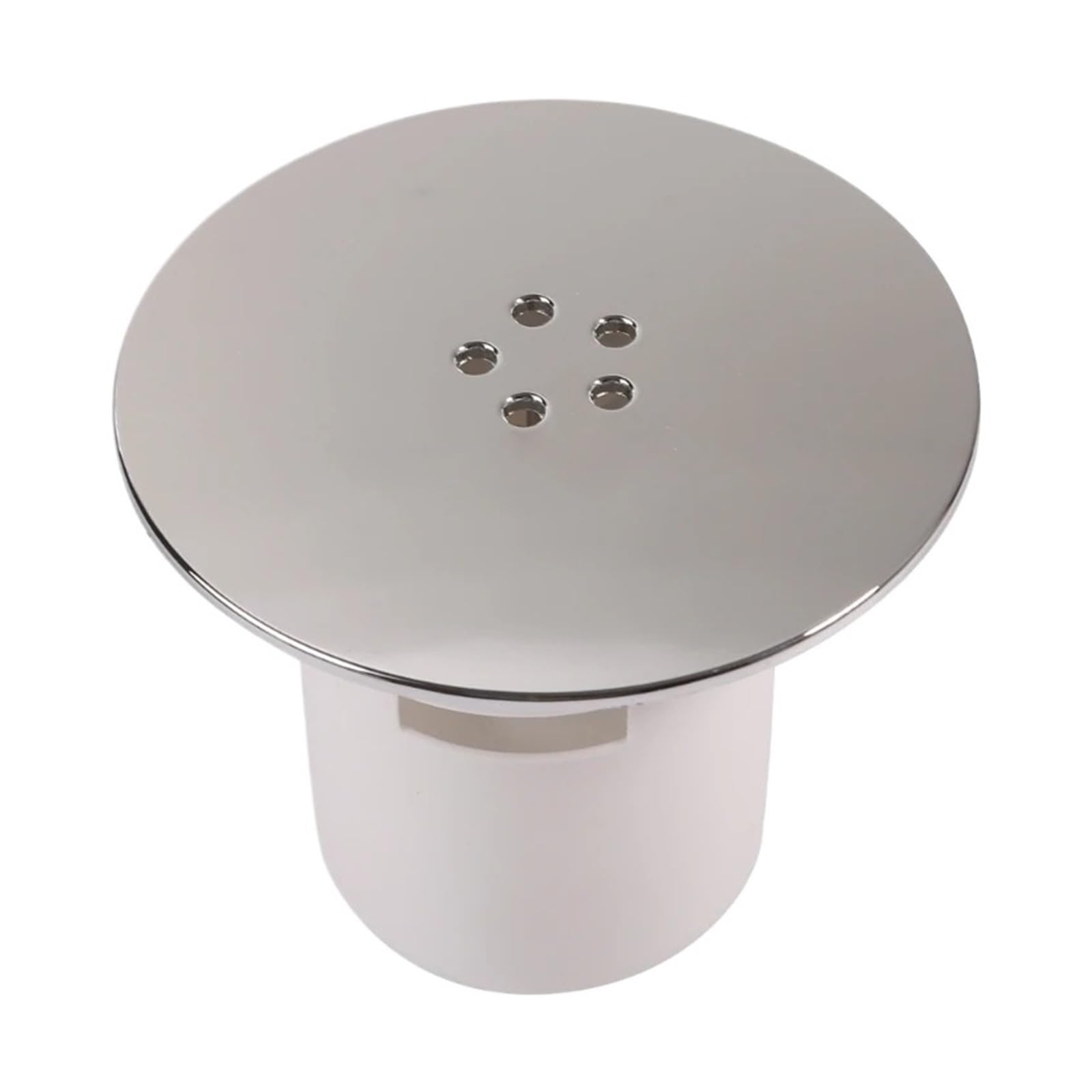 1PCS Chrome Shower Tray Drain Cover, Plughole Waste Trap Plug