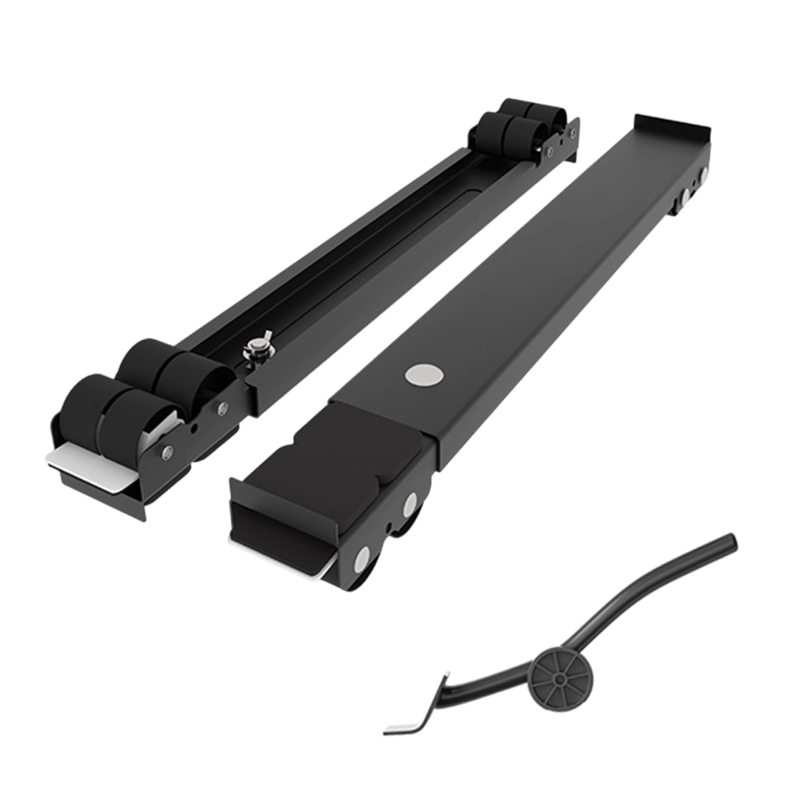 Jazuaiao B 2Pcs Washing Machine Ase Extendable Laundry Ase Heavy Duty Metal Frame Furniture Moving Roller For Washer Stability Adjustable Extendable Washing Machine Roller