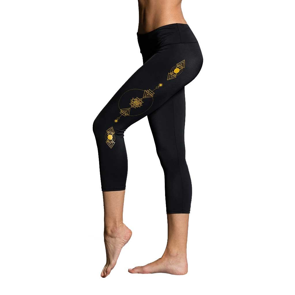 Onzie Yoga Venice Capri 290 Bling (Bling, Small/Medium)