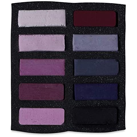 Art Spectrum Extra Soft Square Pastels - Violets, Set of 10 Cover