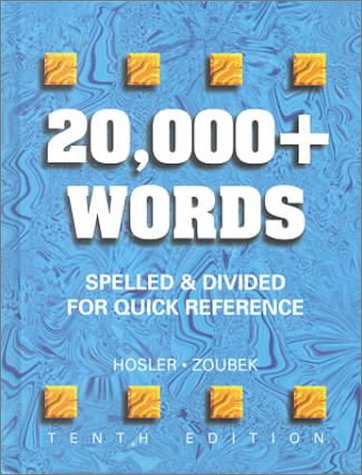 20,000+ Words: Spelled and Divided for Quick Reference: 9780028021584 ...