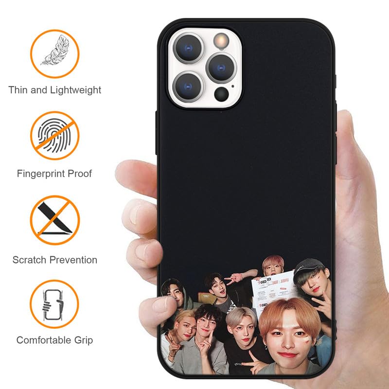 Cover Per Xiaomi Redmi Note 14 5G (2 Pezzi) - Custodia Morbida TPU Con Design Kpop Stray Kids Skzoo, Antiurto