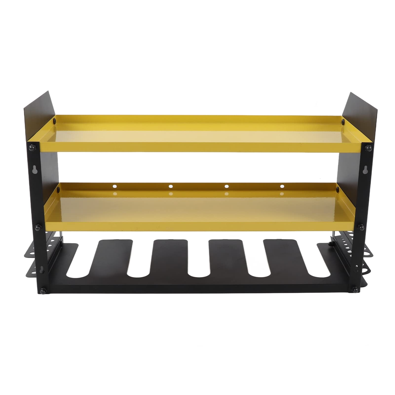 Organizador de herramientas eléctricas, montaje en pared, estante de almacenamiento de herramientas de garaje resistente, soporte para taladro para cobertizo de taller, acero