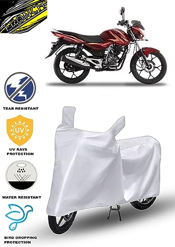 Image of FRONCH Waterproof Bike /SCOOTY Cover for Bajaj Discover 125 (Discover 125 Bike Cover /Discover 125 Bike Cover Waterproof /Bajaj Discover 125 Bike Cover)
