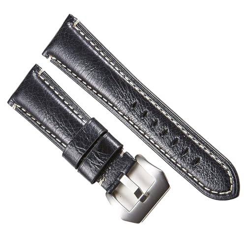 Bracelet montre en cuir véritable pour accessoires de remplacement