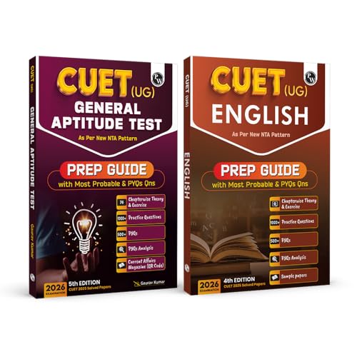 PW CUET UG Entrance Exam Books 2026 – General Test (GT/Section II...