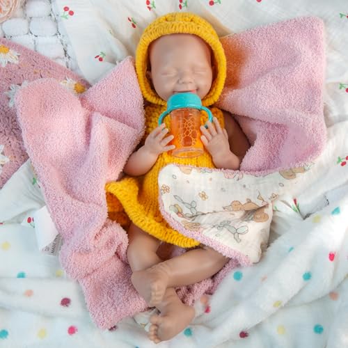 Muñeca Reborn de Silicona IVITA 16 Pulgadas Realista miniatura 6