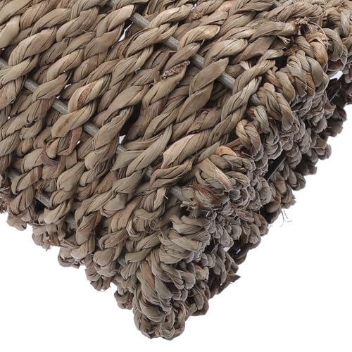 Jarrón de flores tejido para decorar el salón de casa con estilo rústico 4