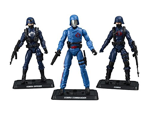 Gi Joe Senior Ranking Officers: Cobra Commander, Officer, & Trooper #TOP1