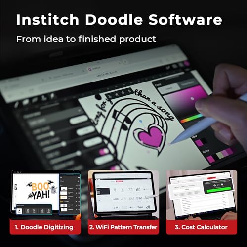 BAi Multi Needle Mirror 1501, 15 Needle Embroidery Machine with 13.7"*19.7" Large Area, Commercial Laser Positioning
