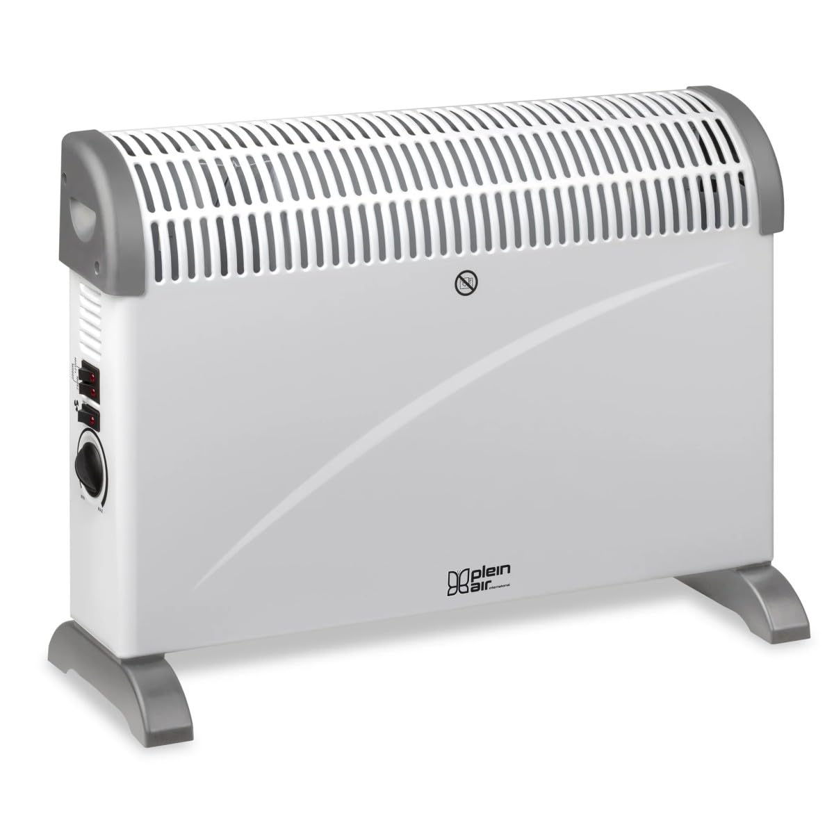 K Kemper Group Termoconvettore Elettrico Turbo TCT-2000 da Terra con 3 Livelli di Potenza Regolabile per Riscaldamento casa