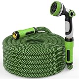 NON-EXPANDABLE Garden Hose 25ft x5/8'', Heavy Duty Flexible ...