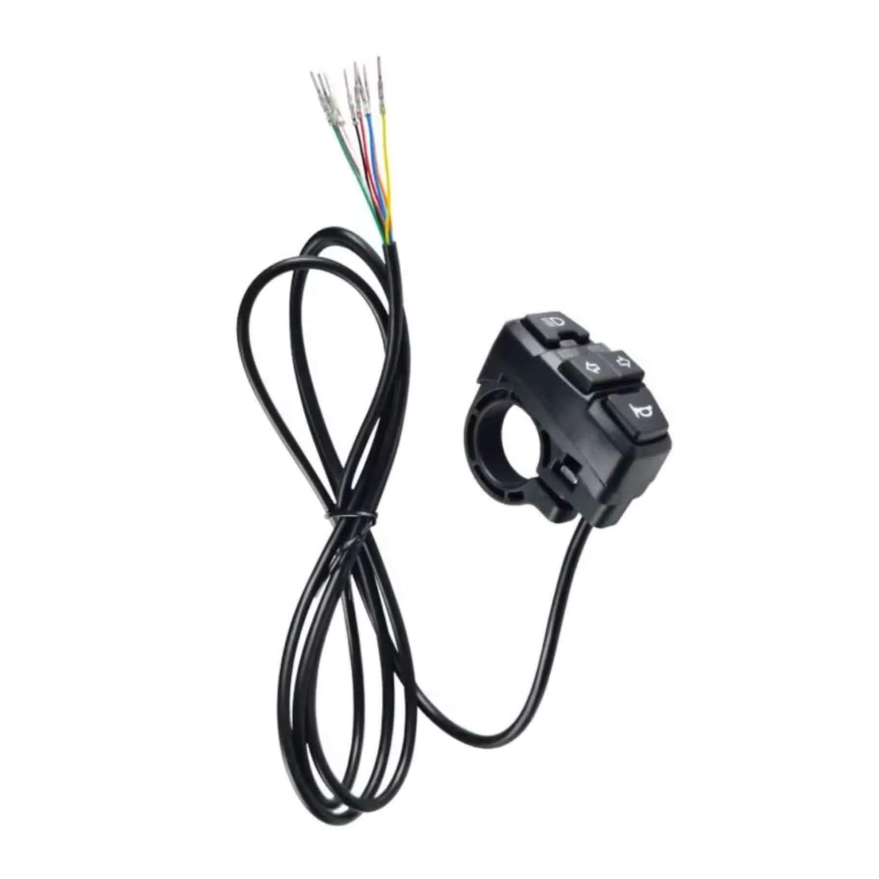 Interruttore Di Controllo Per Manubrio Moto Universale 36V Per E-bike E Moto, Interruttore ON/OFF Per Faro, Indicatori Di Direzione E Clacson.