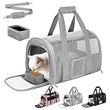 Lumewave Transportadora Grande de Gato Suave de 20' para Mascotas, Ideal para Gatos y Perros de hasta 25 Lbs,...