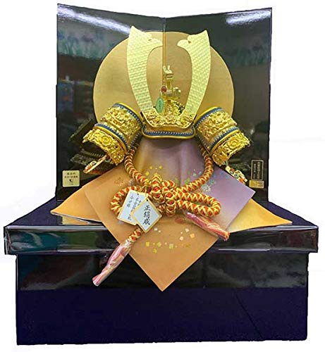 Amazon | 五月人形 兜 15号 招福兜 金房純金箔押小札 収納セット