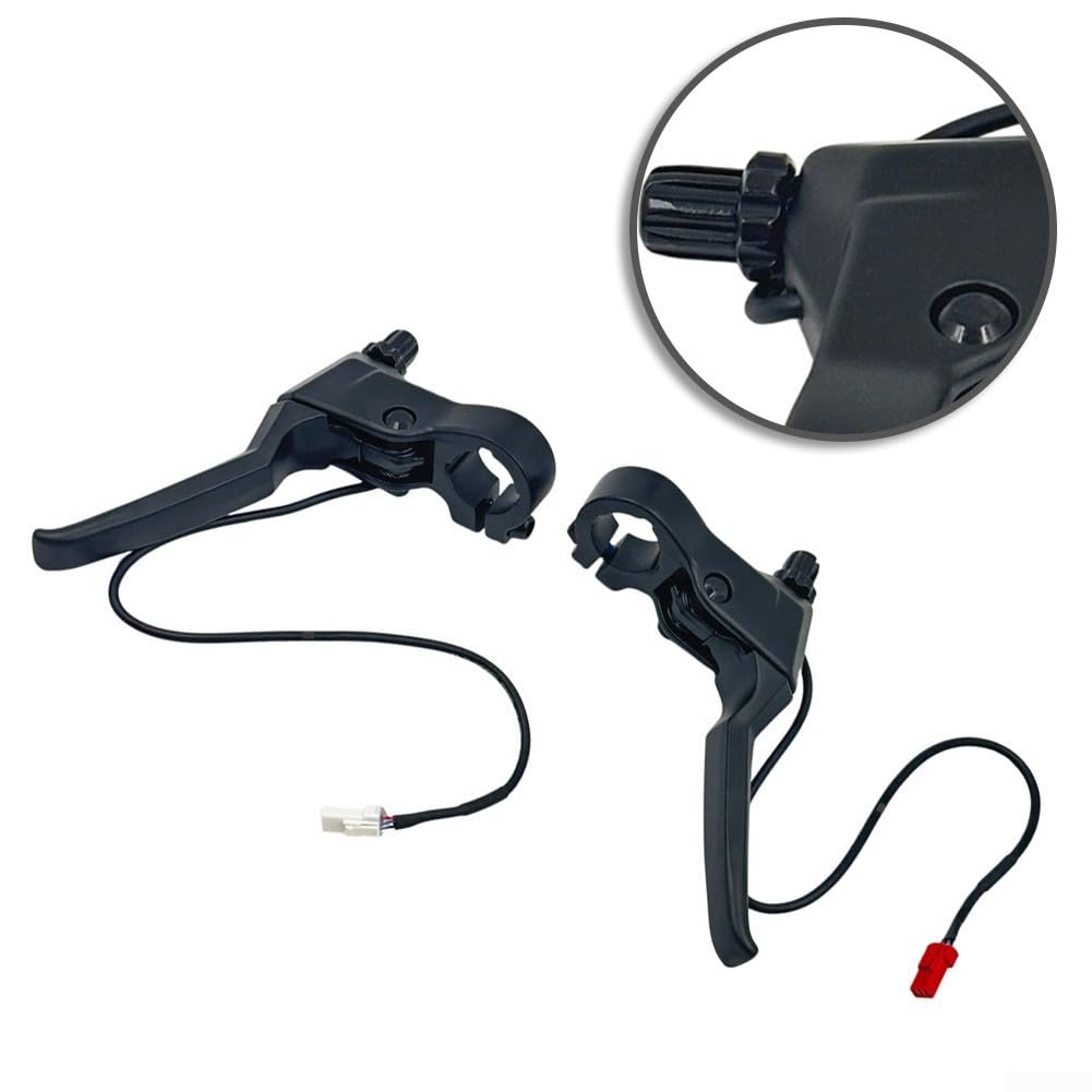 Ensemble de guidons de frein en alliage d'aluminium pour trottinette électrique Ninebot GT3, leviers gauche et droit pour barres standard de 22,2 mm, design résistant à l'usure (gauche