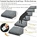 6-Pack Dog Ramp for Stairs, 40D Dog Stairs for Small Dogs with Gentle Slope, Pet Steps for Staircase Stairs, Steps and Stairs Assist for Injured & Aged Pets with Self-Sticky Pads to Fix