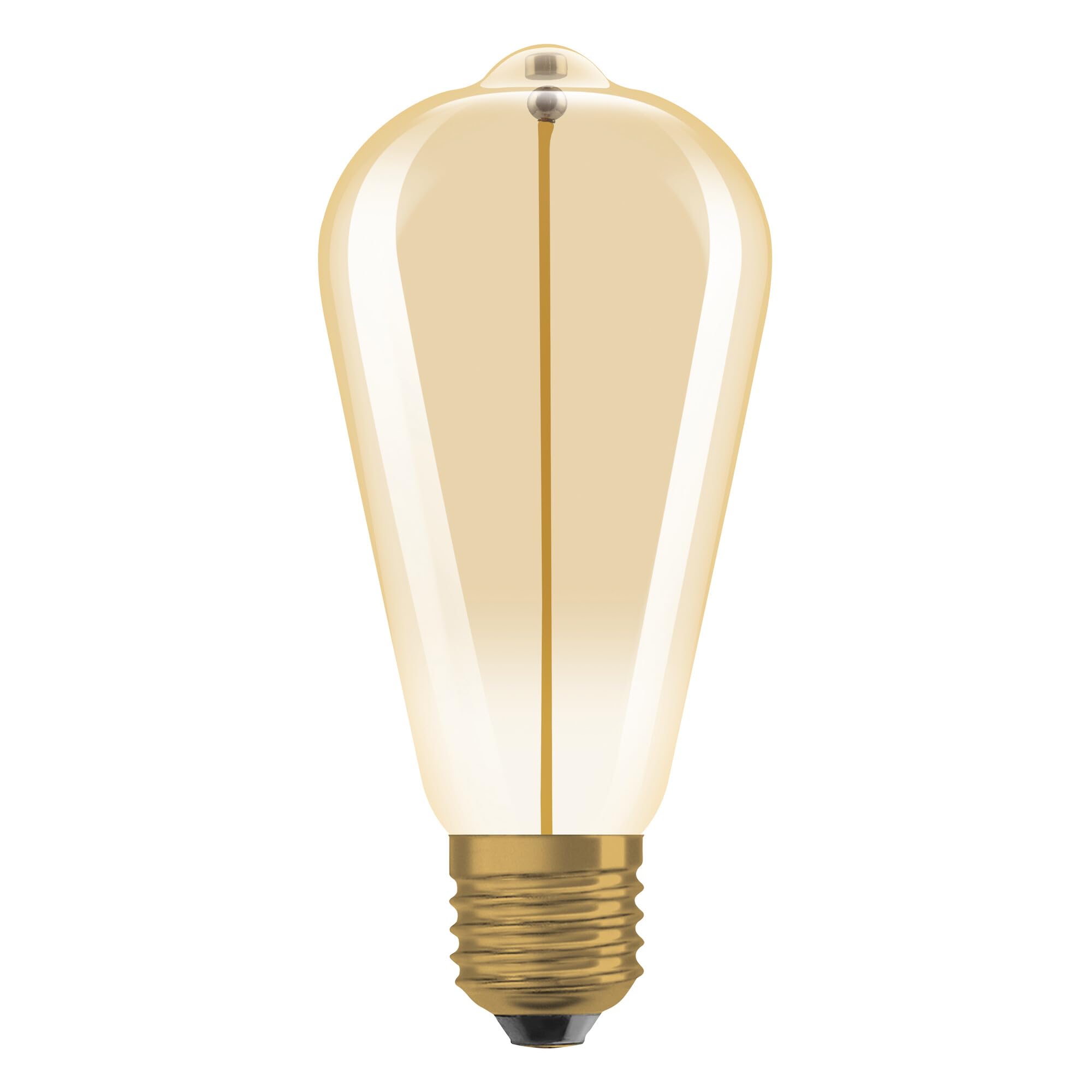 Osram Lampada LED Vintage 1906 Classic Tubular Filament - E27, 4W, 400lm, 2000K, Luce Calda, Oro
