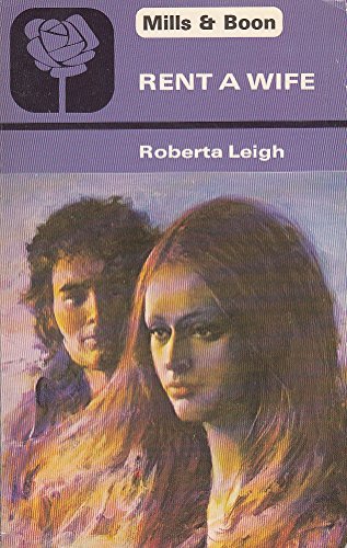 Rent a Wife 0263733084 Book Cover